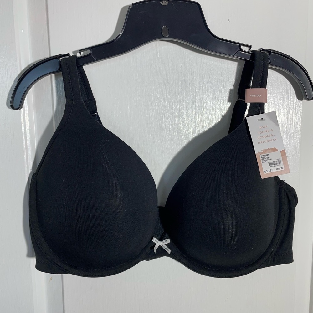 Cacique cotton boost plunge bra
